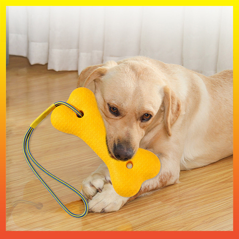 [Calamus] ของเล่นสำหรับสัตว์เลี้ยง EVA Bone shaped Dog teeth cleaning molar Stick Toys