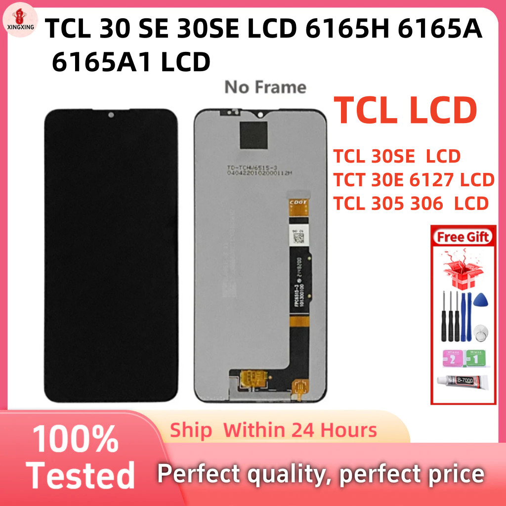 สําหรับ TCL 30 SE 30SE LCD 6165H 6165A 6165A1 จอแสดงผล LCD Touch Screen Digitizer สําหรับ TCL 30E 61