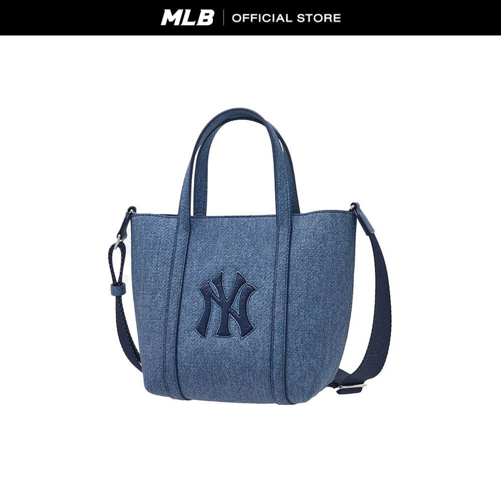 MLB กระเป๋าทรงสี่เหลี่ยม ยูนิเซ็กส์ Basic รุ่น 3AORS884N 50INS สีน้ำเงิน