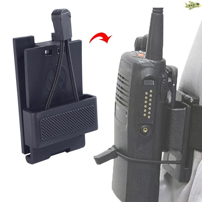 [UNC] อุปกรณ์เสริมขนาดเล็กกลางแจ้งมือถือเข็มขัดแขวน Universal Intercom คลิปชั้นวางเอวหัวเข็มขัด Quick Release Intercom คลิป TH