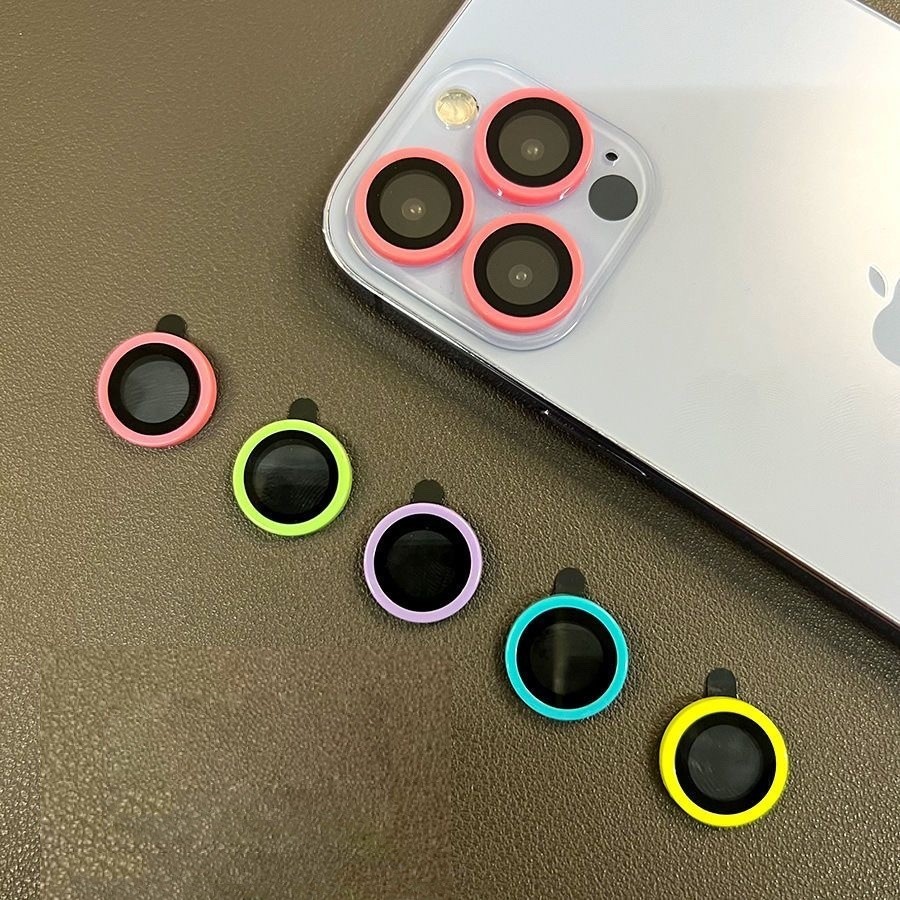 ฟิล์มป้องกันคุณภาพสูงสำหรับเลนส์กล้องเรืองแสงเซรามิก สำหรับ iPhone11 12 13 14 15 16 PRO MAX 11 12MINI 14 15 16 PLUS thumbnail 5