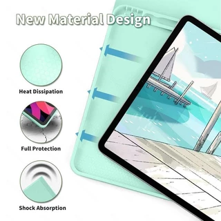 (คีย์บอร์ดภาษาไทย+เคส)สีลูกกวาดiPad 10.2 gen7/8/9/10.9 Air4/5 ซองหนัง iPad พร้อมเคสคีย์บอร์ดไร้สาย 9.7 Air3 Pro10.5