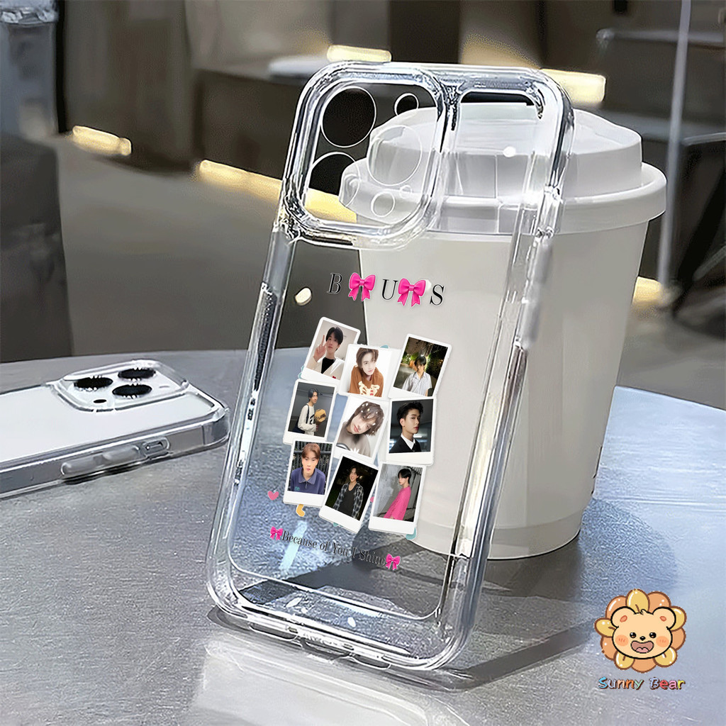 สําหรับiphone 16 Pro Max Kpop Bus Group 15 14 XR 13 11 12 Pro Max 8 7 6 6S Plus X Xs Max Se 2020 13 12 11 Simpleขั้นสูงโปร่งใสTpuเคสโทรศัพท์