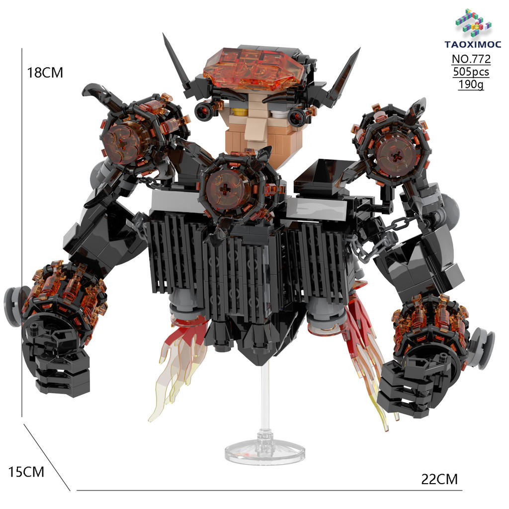 505pcs การตรวจสอบ Man VS Toilet Man Building Blocks ของเล่น Series อัพเกรดเข้ากันได้กับ Lego GMAN ห้