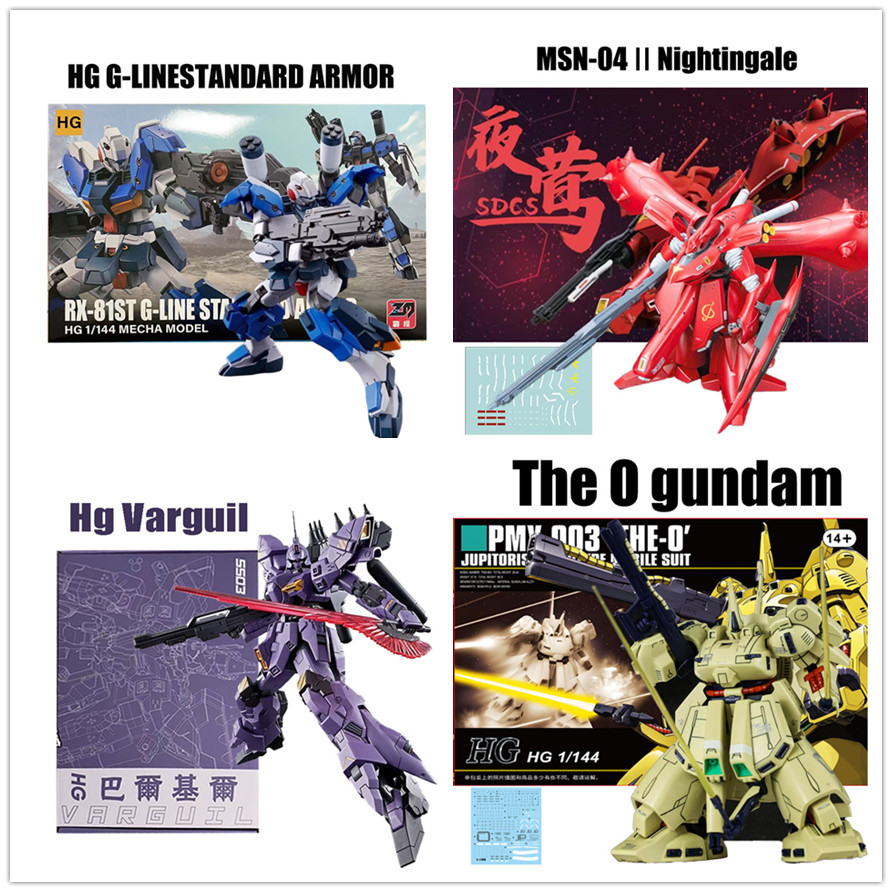 ใหม่ G-LINE Gundam HG STANDARD ARMOR The O HG Gundam Sdcs Nightingale Atlas Varguil Mighty Strike Fr