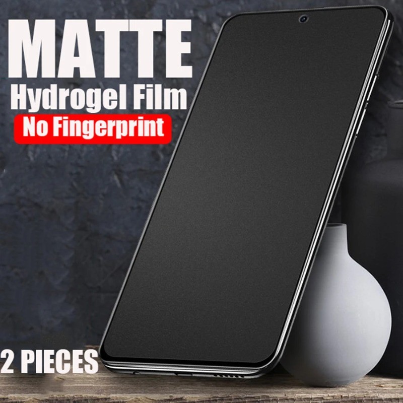 Samsung S21Ultra S20Ultra 2 ชิ้น 800D Matte Frosted Soft Hydrogel ฟิล์มสําหรับ Samsung Galaxy S21 S2