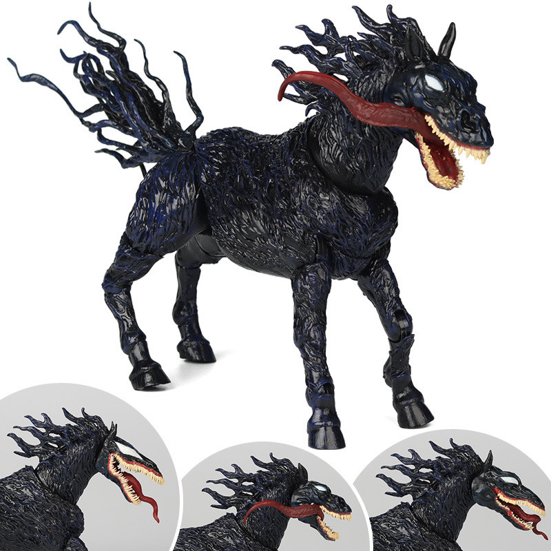 Marvel "Venom 3 The Last Dance" Venom Horse Joint Movable Model Toy อุปกรณ์ต่อพ่วงภาพยนตร์