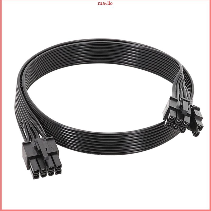Mavlo PCIe 8Pin to GPU6+2pin สายไฟ PCIExpress อะแดปเตอร์ 8 พินถึง 6+2 พินอะแดปเตอร์