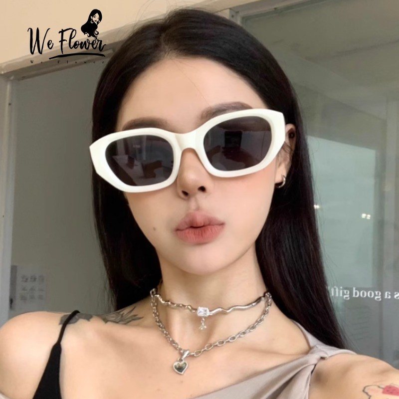 เราดอกไม้เก๋ย้อนยุคขนาดใหญ่แมวตาแว่นกันแดดสําหรับผู้หญิงผู้ชายป้องกันรังสีแว่นตาแฟชั่นแว่นตาเฉดสี