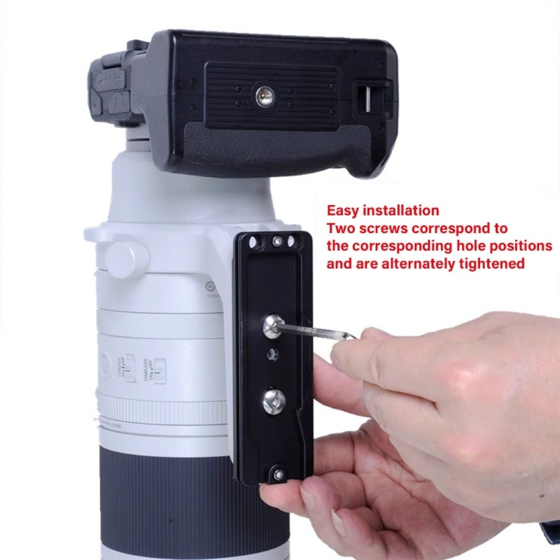 WU กล้องแผ่นปลดเร็วสําหรับ RF 200-800 มม. เลนส์ขาตั้งกล้อง Mount Head Clamp