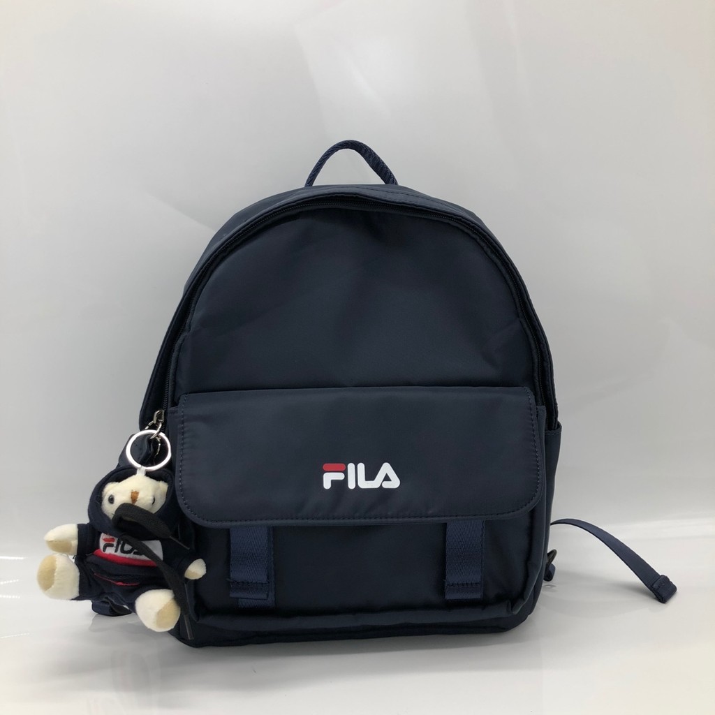 Fila Backpack/Bear Charm กระเป๋าเป้ผ้าไนลอน
