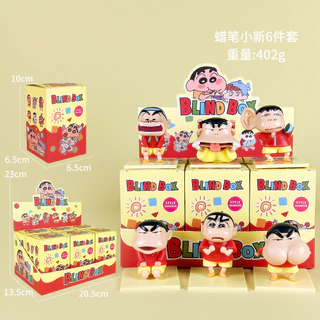 6 ชิ้น/กล่อง Crayon Shin คอสเพลย์สัตว์ Kuromi เค้กอะนิเมะรูป COD สต็อกรูปตุ๊กตาของเล่นสําหรับของขวัญเด็กคอลเลกชันเครื่องประดับรถบ้านเค้กตกแต่ง GachaMLML