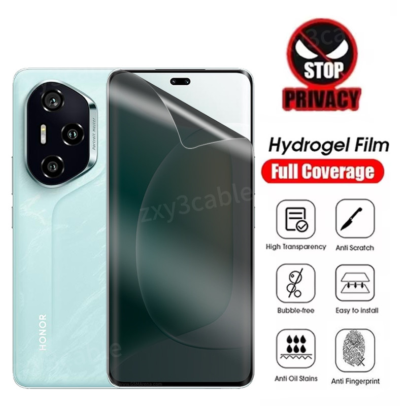 1 ~ 3 ชิ้นความเป็นส่วนตัวฟิล์ม Hydrogel สําหรับ Honor 300 Ultra 300Pro 5G 2024 หน้าจอโทรศัพท์สําหรับ