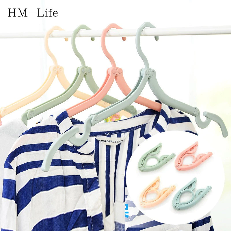 ไม้แขวนเสื้อแบบพับได้ มี 5 สี ราคาประหยัด พกพาสะดวก และประหยัดพื้นที่สุดๆ(จัดส่งจากประเทศไทย)G3241