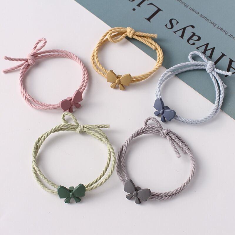 03เชือกรัดผมและสร้อยข้อมือ แบบสองทาง น่ารัก สวมใส้ง่าย เหมาะเป็นของขวัญ