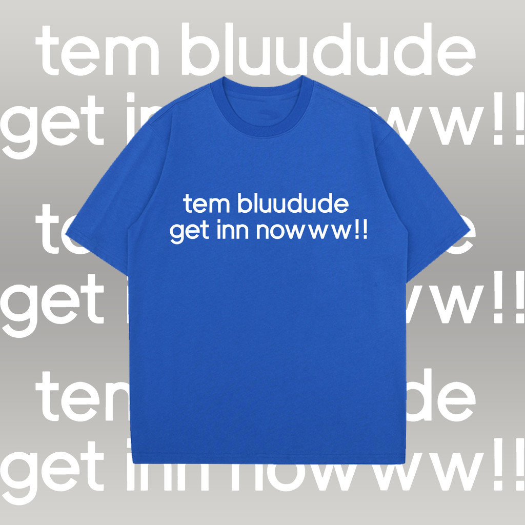 เสื้อยืด tem bluudude get in nowww!! shirt Robloxian Certified Baller T-Shirt เสื้อยืดผ้าฝ้ายแบบใหม่ ผ้าฝ้ายสะดวกสบาย