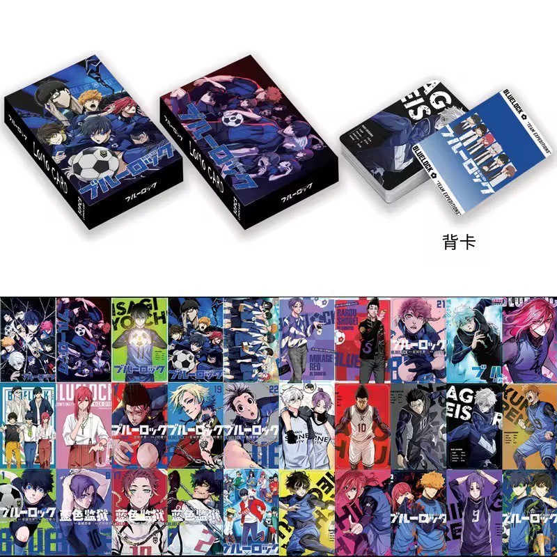 พร้อมส่ง การ์ด LOMO Cards ลายการ์ตูนอนเมะ บลูล็อค30ชิ้น/กล่อง โปสการ์ดมินิ โฟโต้การ์ดโพลารอยด์ คอลเลคชั่นเกมของขวัญ