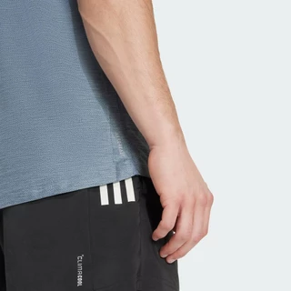 adidas วิ่ง เสื้อยืด Own the Run ผู้ชาย สีน้ำเงิน JX2220