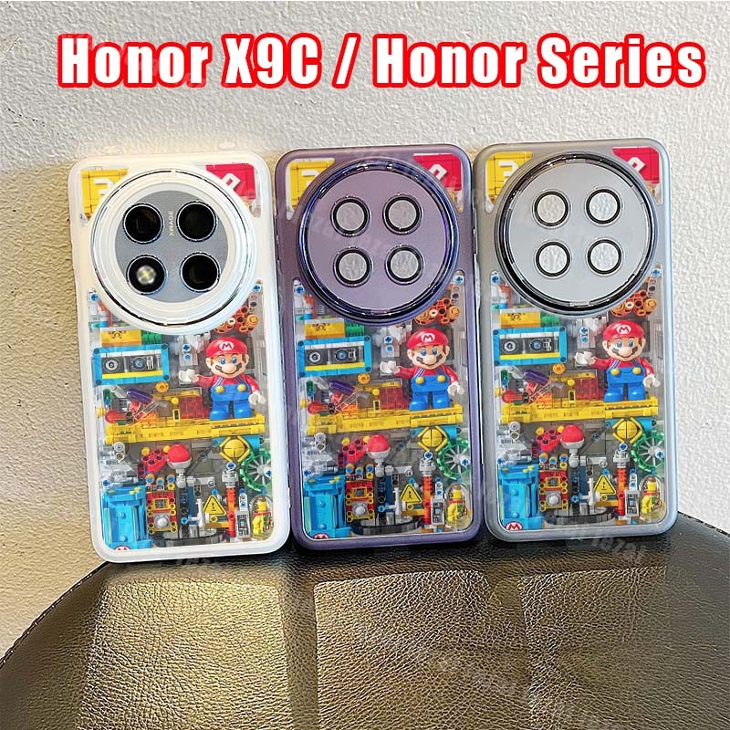 เคสHonor X9c Smart X9b X9a X8c X7c X6bเคสHonor 200 Pro 5เคสHonor Magic 7 6 5 Pro 5G กรณี Clear Soft 