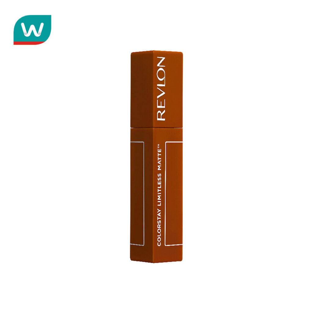 Revlon เรฟลอน คัลเลอร์สเตย์ ลิมิตเลส แมท ลิควิด ลิปสติก 5มล. 004 บี เฮฟวิเออร์