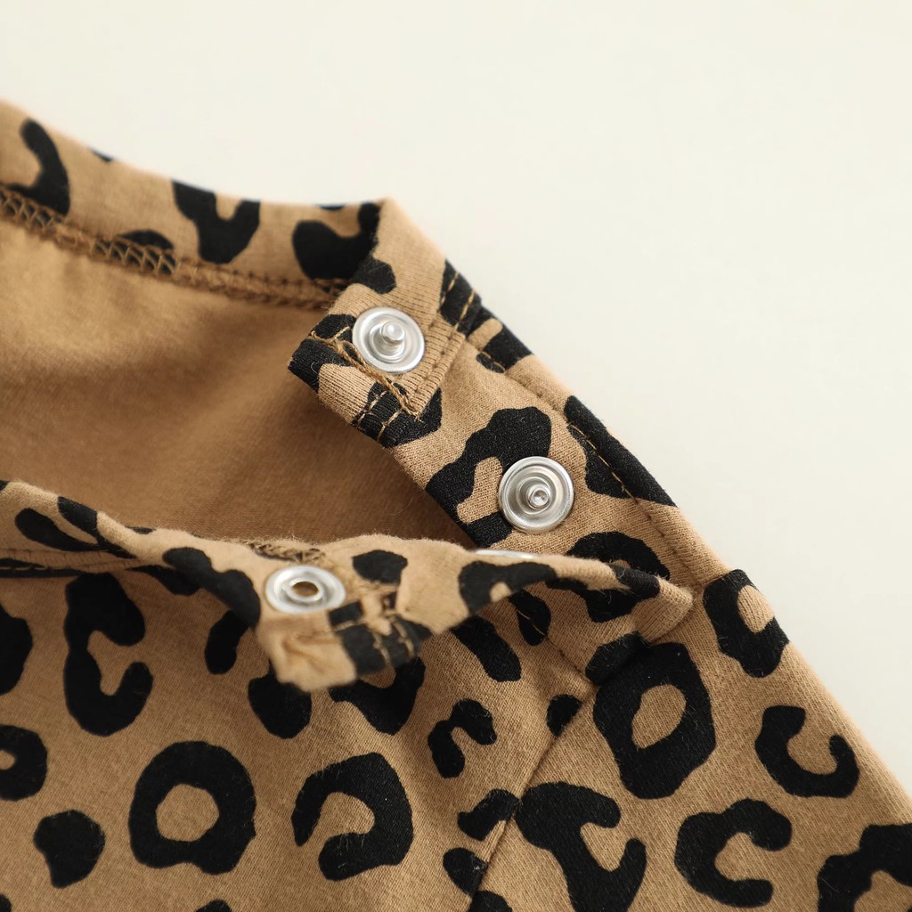 ฤดูร้อนใหม่เสื้อผ้าเด็กสุดน่ารักเสือดาวพิมพ์บอดี้สูทแขนสั้น 0-24 เดือนทารกแรกเกิด สุด ๆ หล่อ ชุดรอมเปอร์ ออกนอกบ้าน เสื้อผ้า - รูปที่ 6