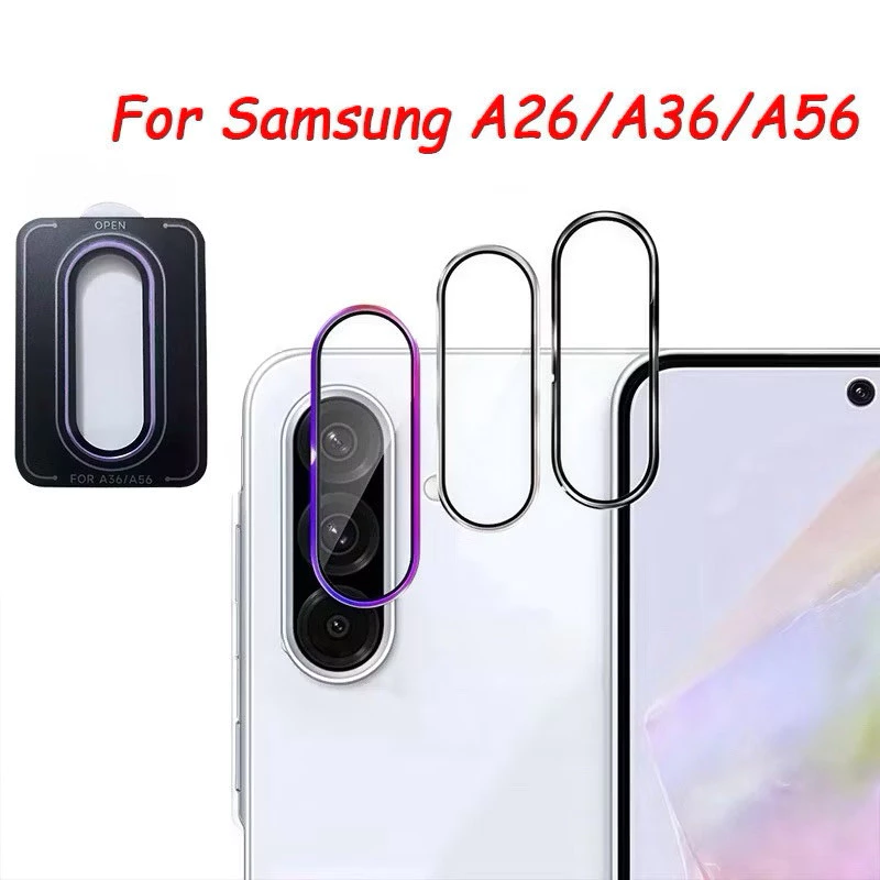 ฟิล์มเลนส์กล้องพร้อมถาดติด สำหรับรุ่น Samsung A26 A36 A56 5G ติดง่าย ตรงรุ่น กันรอยขีดข่วน ป้องกันเลนส์กล้อง ส่งจากไทย