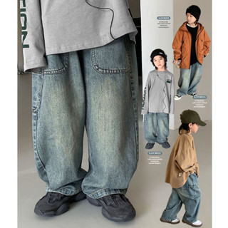 ฤดูใบไม้ผลิและฤดูใบไม้ร่วงกางเกงยีนส์เด็กใหม่