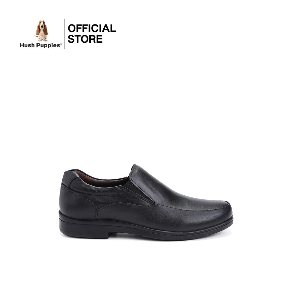 Hush Puppies รองเท้าผู้ชาย รุ่น HP 8HDFB3615A - สีดำ (รองเท้าทางการหนังแท้ แบบสวม)