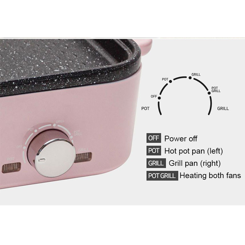 Rhinox RXXH-SMG9761A Multi Electric Grill Hot Pot Cooking Oven - รูปที่ 3