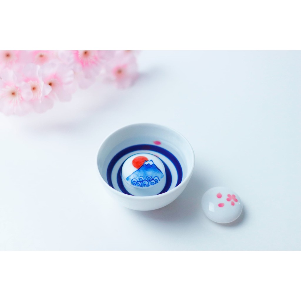 Japan Official | MARUMO TAKAGI [0100-065-00] 'Wind Chime Cup' 'Cool Cherry Blossom & Mount Fuji' *Mo