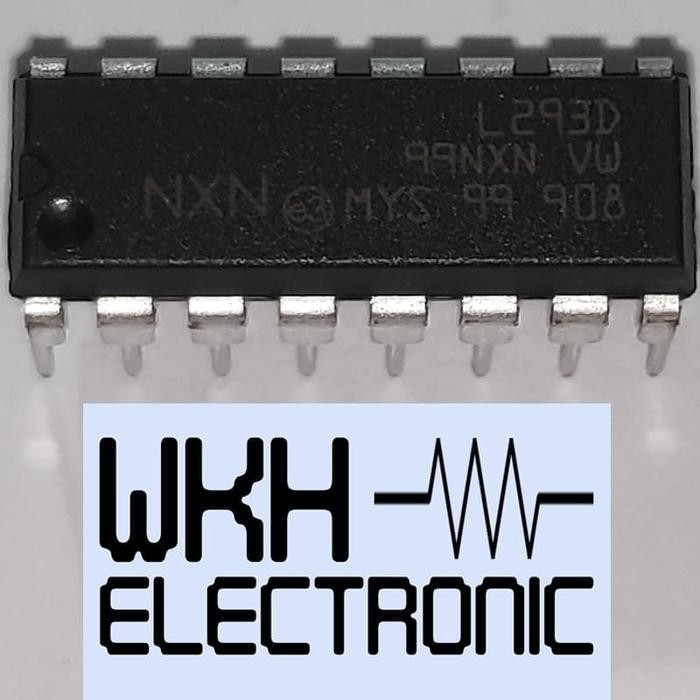 เครื่องมือชิ้นส่วน มอเตอร์ไดร์เวอร์ IC ดั้งเดิม L293D L293 L 293 293D