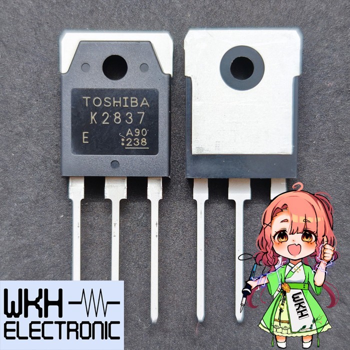เครื่องมือชิ้นส่วน K2837 Mosfet 500V 20A Toshiba To-3p 2SK2837 ทรานซิสเตอร์ Fet K 2837