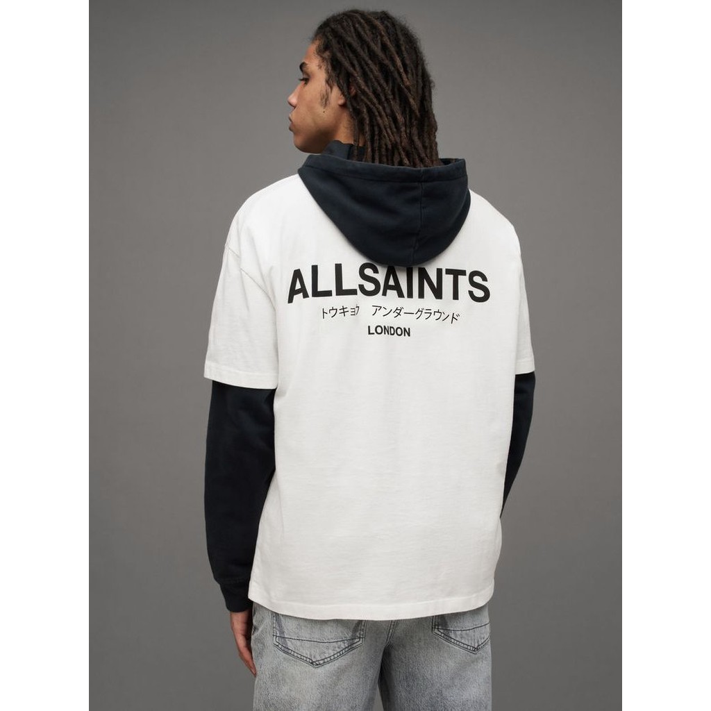 All saints Minimalist พิมพ์เสื้อยืดแขนสั้น Unisex ผ้าฝ้ายแท้เสื้อยืดกีฬาสบาย