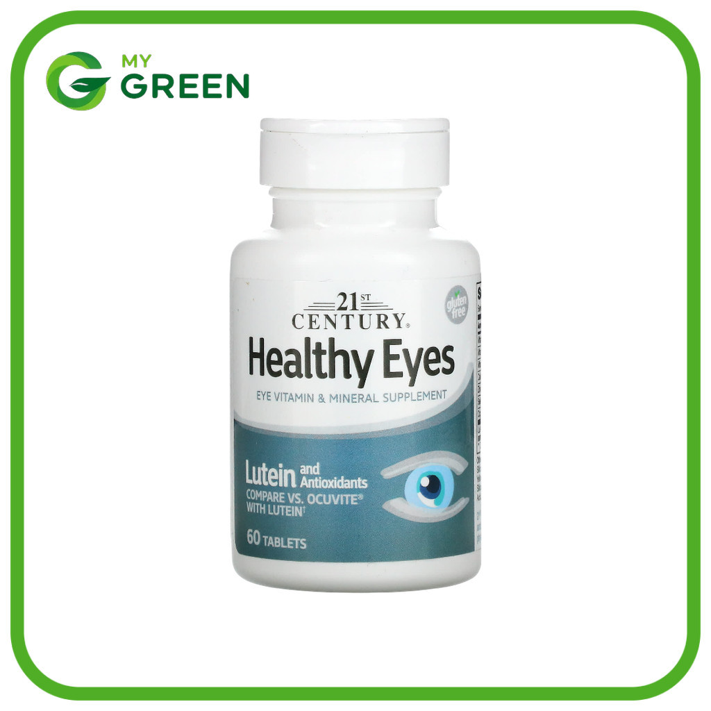 21st Century, Healthy Eyes, Lutein and Antioxidants, 60 Tablets