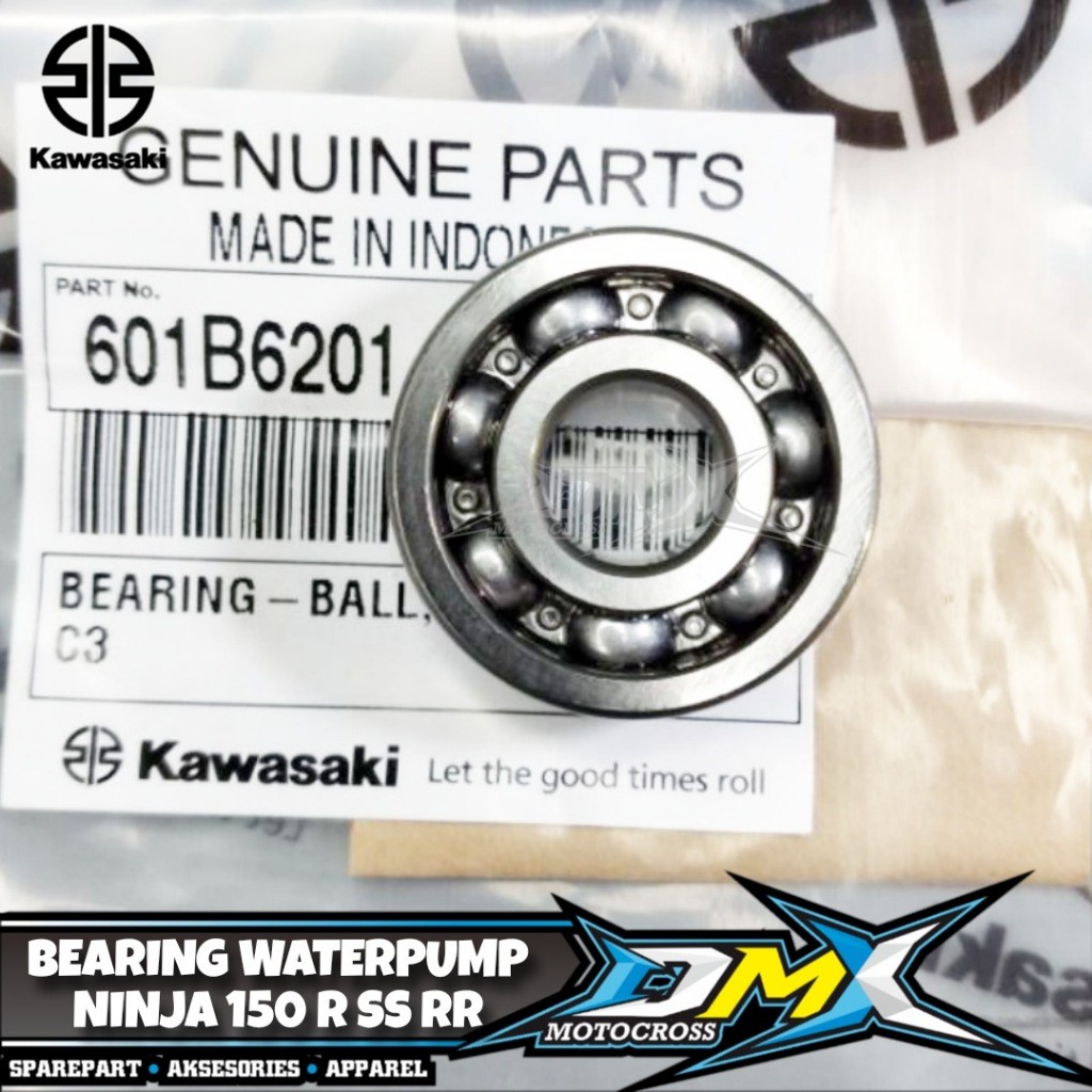 BEARING-BALL, 6201C3 LAKER AS WATERPUMP NINJA 150 ORIGINAL 601B6201