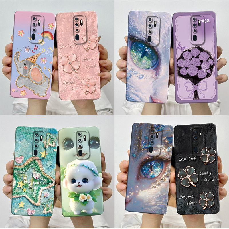 สําหรับOPPO A9 2020 A5 2020 A11Xนุ่มความงามสวยผีเสื้อดอกไม้ซิลิโคนกันกระแทกเคสโทรศัพท์ปลอกOPPOA9 OPPOA5 2020 ที่อยู่อาศัยกันชน