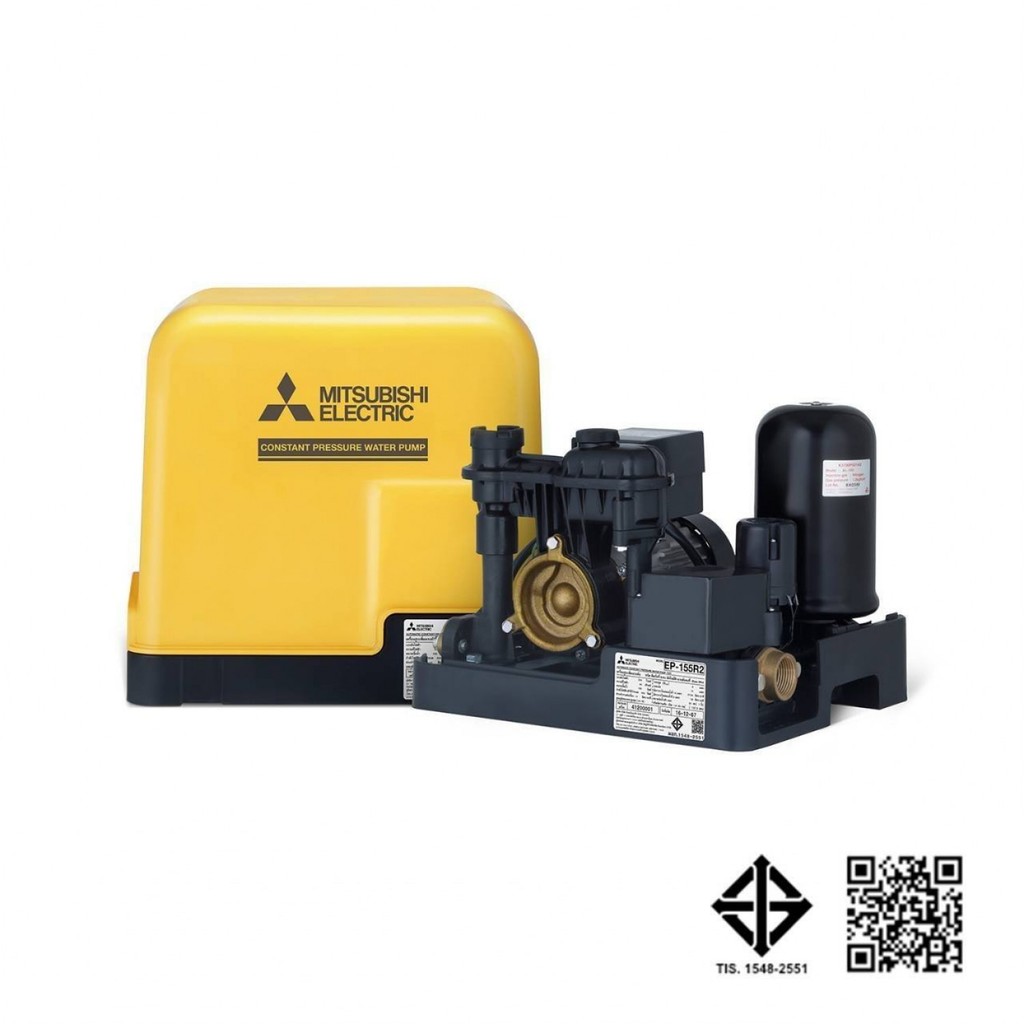 LOCAL789 MITSUBISHI ปั๊มน้ำอัตโนมัติ แรงดันคงที่ ขนาด 150 วัตต์ EP-155R2 ร้านอยู่ในไทย