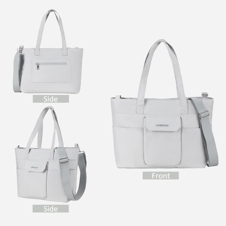 MURIOKI-Island Tote Bag ใส่ Notebook กระเป๋าโท้ทความจุขนาดใหญ่สําหรับผู้หญิงพร้ G1020 (34*13*28CM)