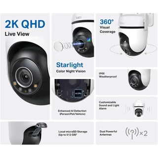 TAPO C520WS OUTDOOR SECURITY WIFI CAMERA กล้องวงจรปิดภายนอกอัจฉริยะ