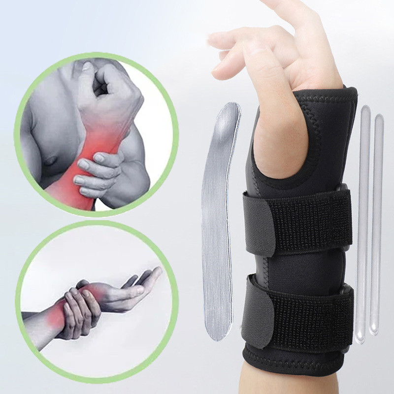 1 PC Professional สายรัดข้อมือ Splint โรคข้ออักเสบ Band เข็มขัด Carpal อุโมงค์สายรัดข้อมือแพลงป้องกันข้อมือสําหรับ Fitnes , การบาดเจ็บข้อมือ, บรรเทาอาการปวด