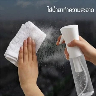 ขวดสเปรย์เปล่า 300 มล พร้อมหัวฉีดแรงดันสูง ปากขวดใช้การออกแบบหัวเข็มขัด กดเพียงครั้งเดียวสามารถพ่นละอองฝอยได้ 3 วินาที