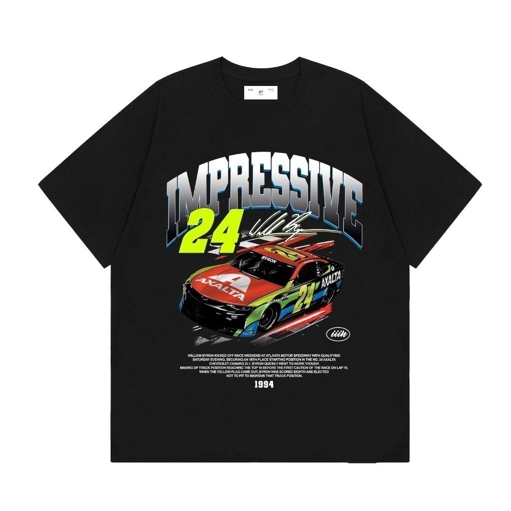 แฟชั่น Axalta 2024 เสื้อยืด Nascar Black (เสื้อยืดไมโครไฟเบอร์) เสื้อยืดกลางแจ้ง (พร้อมสต็อก)