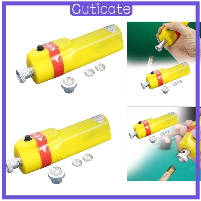 [CUTICATE] Pool Cue Tip Shaper Cue Tip Sander เครื่องมือบด Burnisher Pool Cue