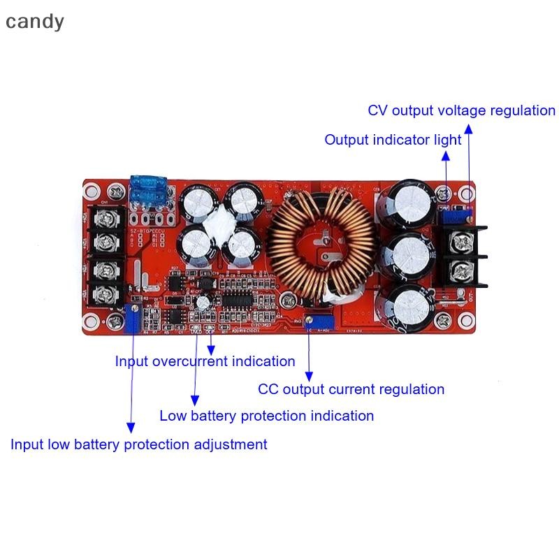 Ndy 1200W High-Power Converter Boost Step-up Power Supply โมดูลปรับ On-board ชาร์จโมดูล Boost Converter Regulator N