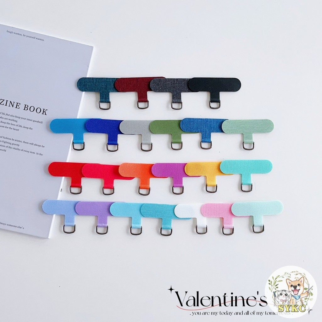 อัพเกรดใหม่รูปตัว ที ทนทานสีคลิปผ้า โดปามีน สีปะเก็นโทรศัพท์มือถือเชือกเส้นเล็กคลิปปะเก็นเชือกเส้นเล็กเหมาะสําหรับโทรศัพท์มือถือทุ