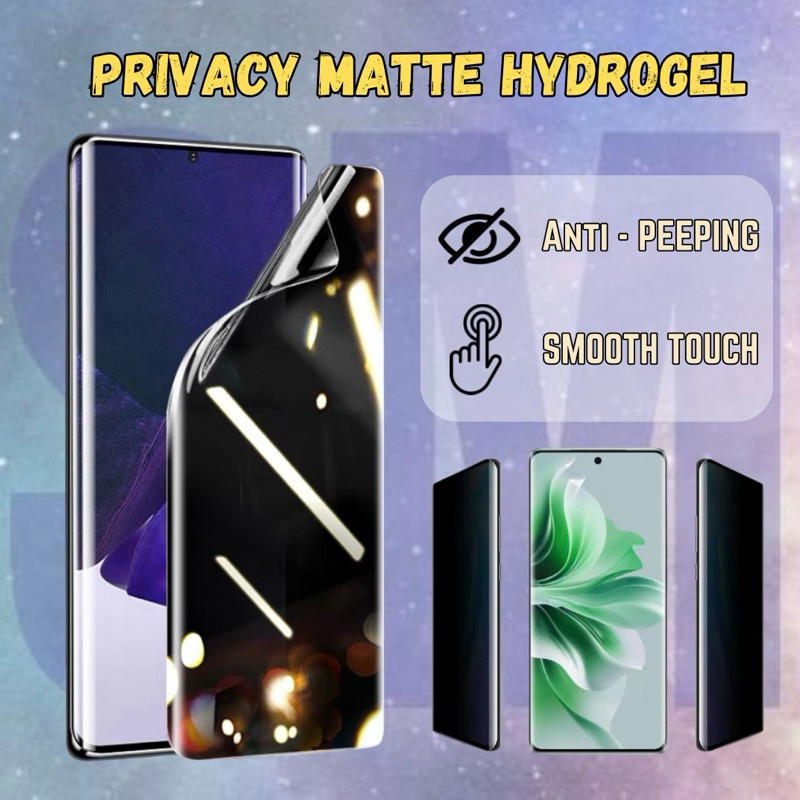 Samsung J1 Ace J2 J3 J4 J6 J5 Prime 2016 Plus J8 2018 Privacy Matte Front Hydrogel Screen Protector