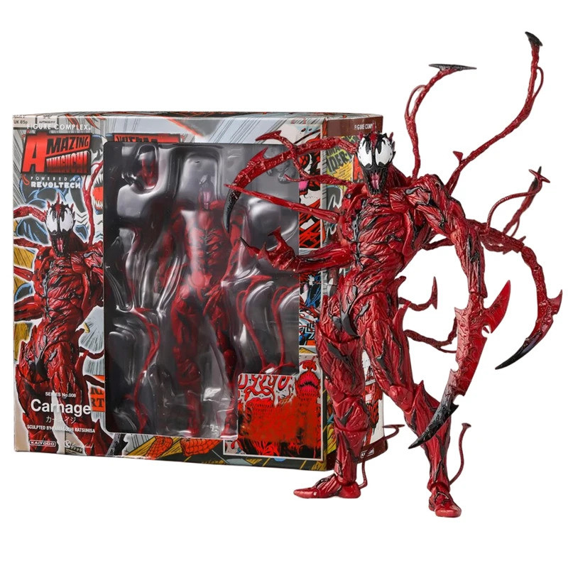 Amazing Yamaguchi carnage VENOM Spider Man MARVEL Legends Action FIGURE Joint movable เปลี่ยนรูปปั้นเด็กสำหรับของเล่น Gift