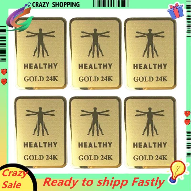 6 ชิ้น Emf ป้องกันโทรศัพท์มือถือสติกเกอร์ป้องกันรังสีสติกเกอร์ Emf Blocker สําหรับโทรศัพท์แล็ปท็อป