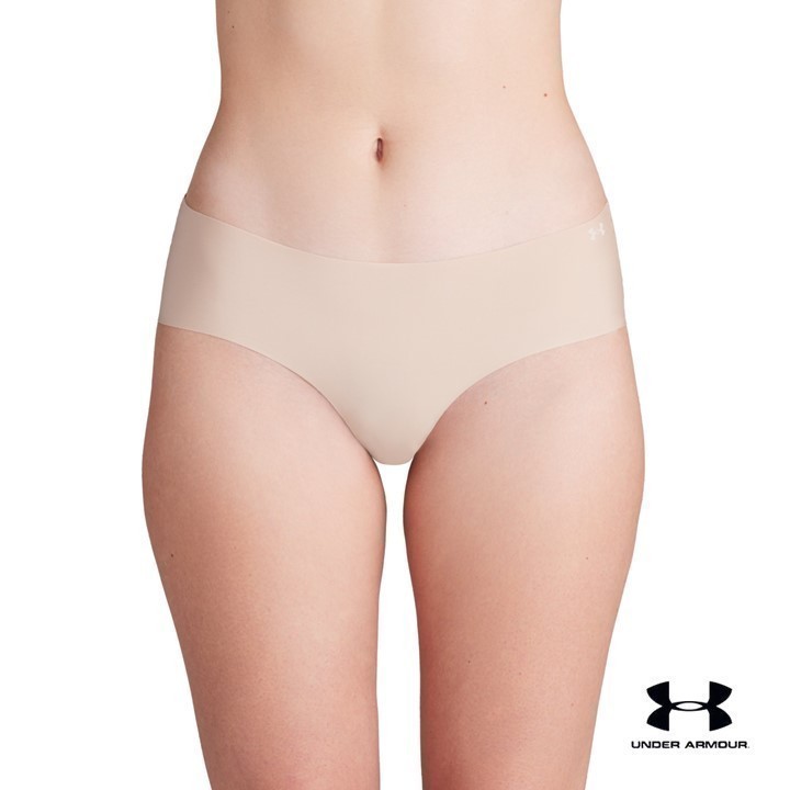 Under Armour Women's UA Pure Stretch 3-Pack No Show Hipster