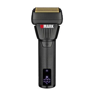 Wmark ใหม่สแตนเลสกัดไทเทเนียมชุบสองใบมีดตาข่ายมีดโกนมีดโกนผู้ชายไฟฟ้า ของ-7982